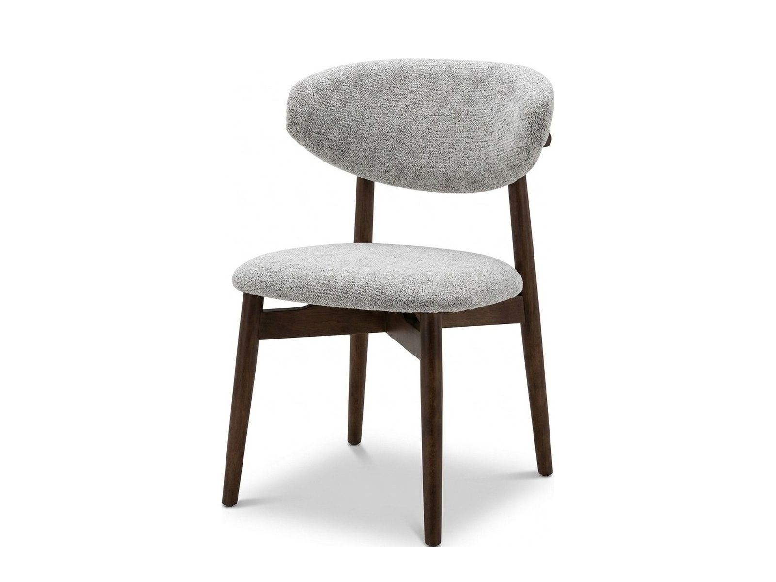 Стул VILENA GREY CHENILLE BROWN WD