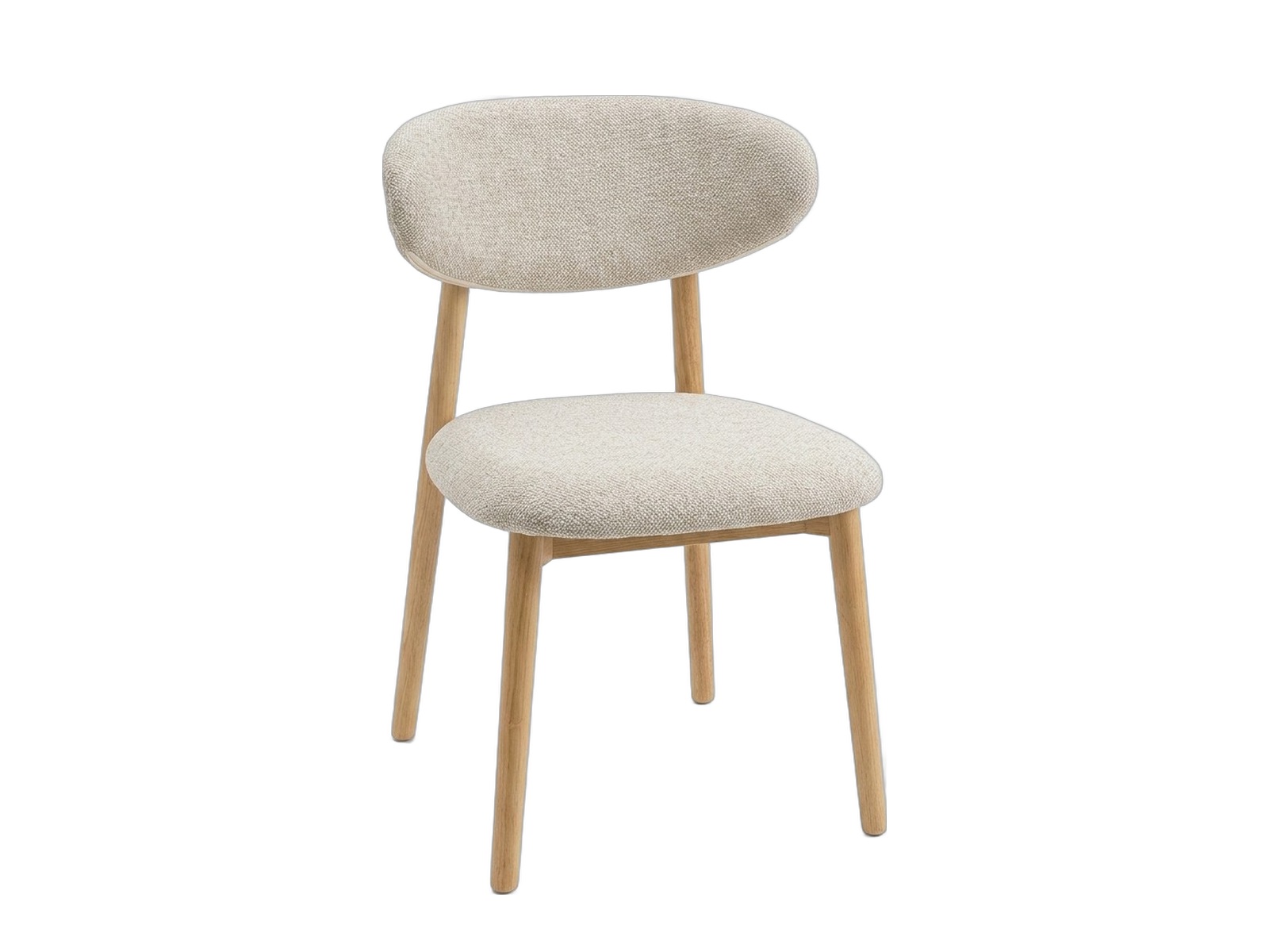 Стул VILENA BEIGE CHENILLE NATURAL WD