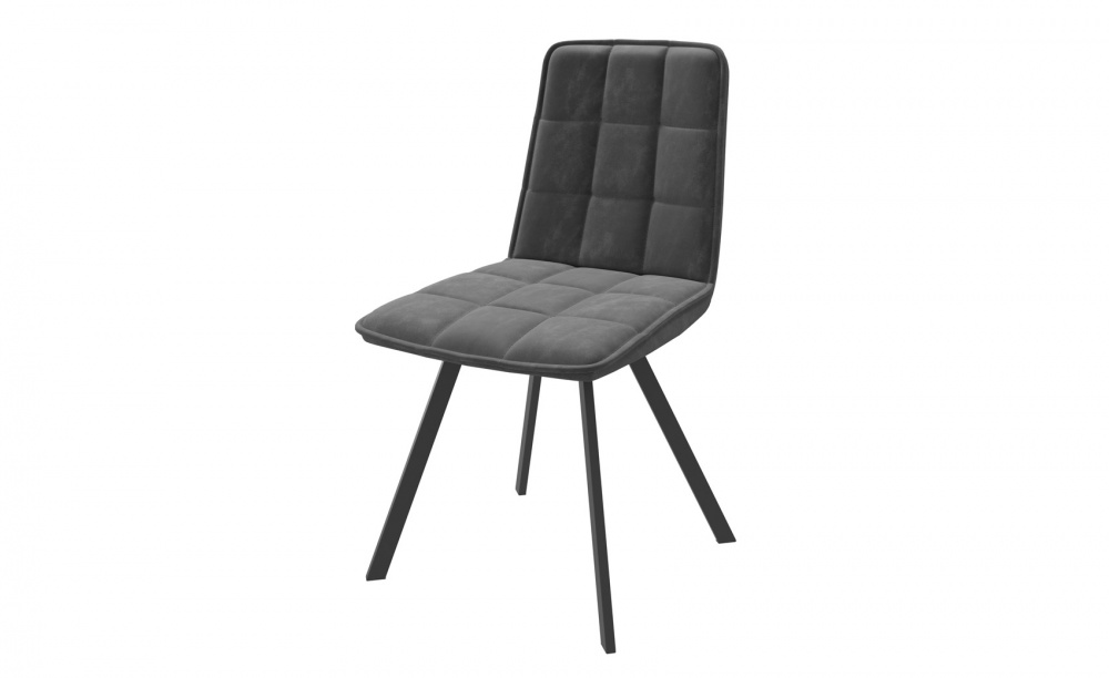 Стул ROM-R CHROMIX KIPRUS 13 BK (D) 43см