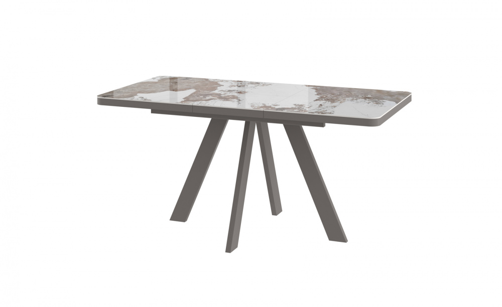 Стол BOBY RADIAL 120 PANDORA GLOSS ST CER/LT