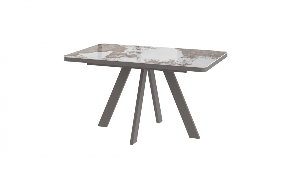 Стол BOBY RADIAL 140 PANDORA GLOSS ST CER/LT